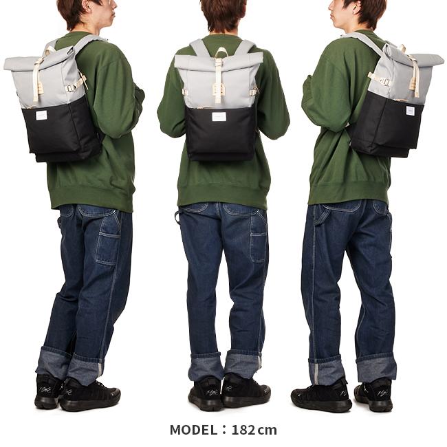最大43% 3/20限定 サンドクヴィスト リュック メンズ レディース 黒 おしゃれ ロールトップ A4 18L SANDQVIST IRON 在庫限り | SANDQVIST | 07