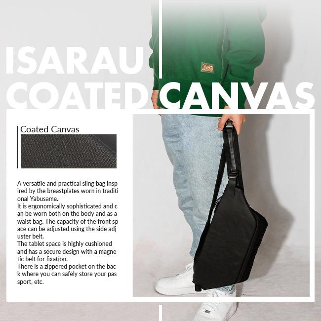 未使用✨コートエシエル ISARAU S ボディバッグ ブラック 撥水 斜め掛け Isarau セール30％OFF 日本正規品 コートエシエル ボディバッグ