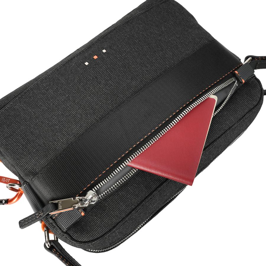 最大41% 4/25限定 IS/IT イズイット ニードル ミニショルダーバッグ 横型 カラビナ付き ISIT NEEDLE 927112 | IS/IT | 12