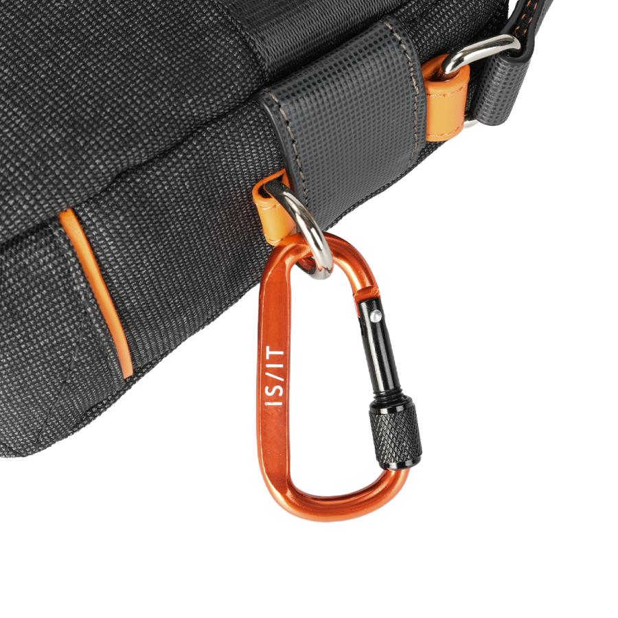 最大49% 9/9限定 IS/IT イズイット ニードル ミニショルダーバッグ 横型 カラビナ付き ISIT NEEDLE 927112 | IS/IT | 16