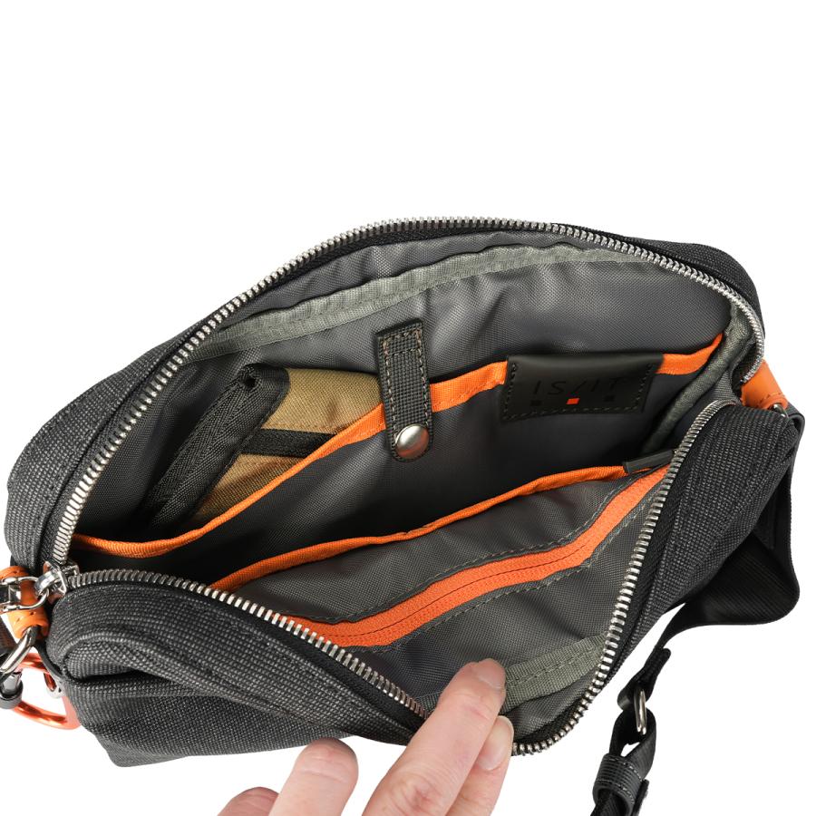 最大49% 9/9限定 IS/IT イズイット ニードル ミニショルダーバッグ 横型 カラビナ付き ISIT NEEDLE 927112 | IS/IT | 11