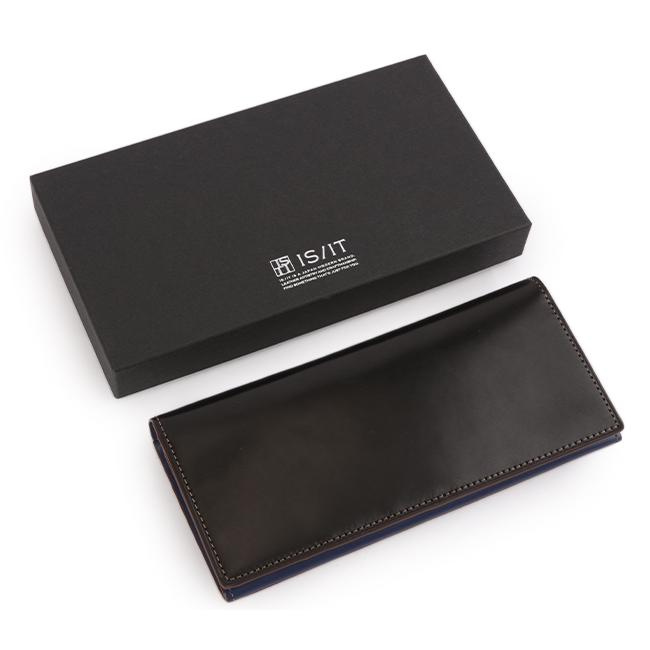 最大50% 8/15限定 IS/IT イズイット 財布 長財布 メンズ ブランド 本革 薄型 薄い財布 スリム コードバン レザー  ロベルト 943604 在庫限り | IS/IT | 16