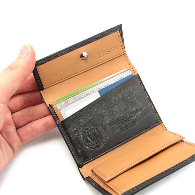 IS/IT（イズイット） 最大51% 1/13限定 ウィンザー 三つ折り財布 ミニ