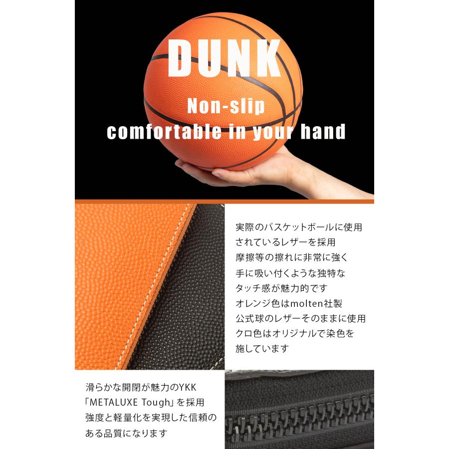 最大46% 1/30から イズイット ダンク 財布 二つ折り財布 本革 ミドルウォレット ラウンドファスナー メンズ レディース バスケットボール IS/IT Dunk 951613 | IS/IT | 05