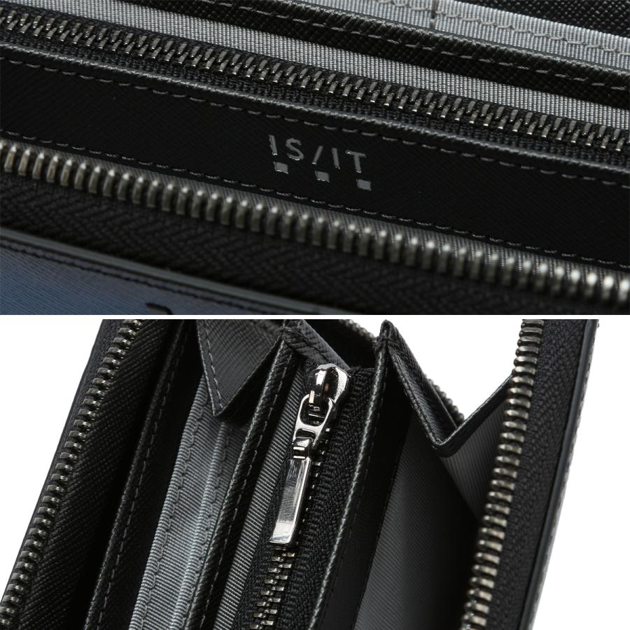 最大51% 2/7限定 IS/IT イズイット シャドー 財布 長財布 本革 メンズ レディース ラウンドファスナー レザー ISIT 952616 | IS/IT | 12