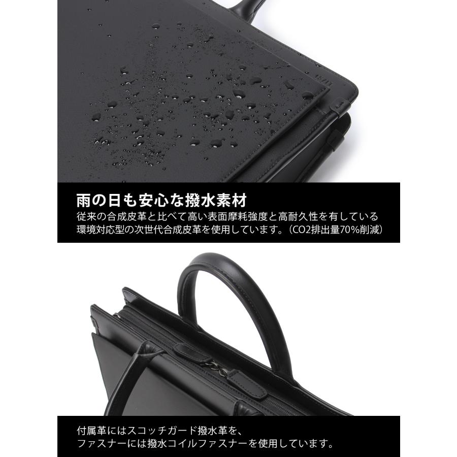最大50% 9/17限定 IS/IT イズイット ビジネスバッグ メンズ ブランド 50代 40代 大容量 撥水 通勤 黒 大きめ A4 B4 2WAYブリーフケース オールビズ 956522 | IS/IT | 05