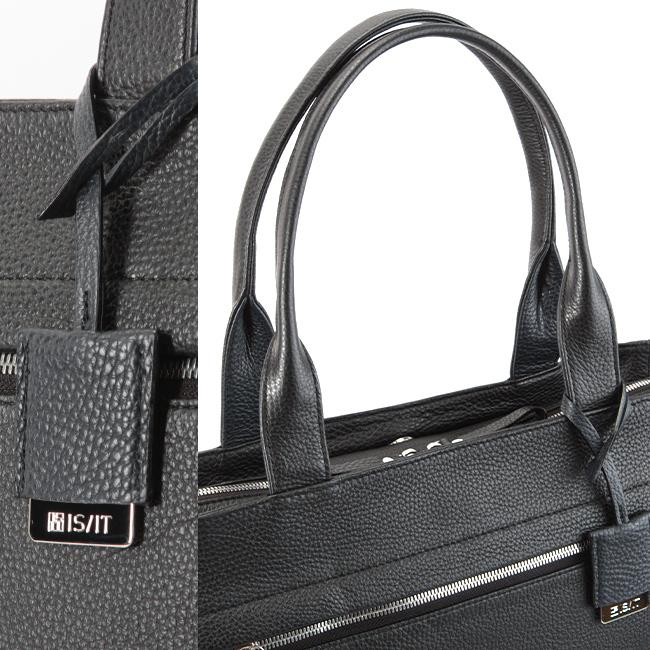 IS/IT トートバッグ ビジネス 黒 IS/IT トートバッグ A4 イズイット ビジネスバッグ メンズ