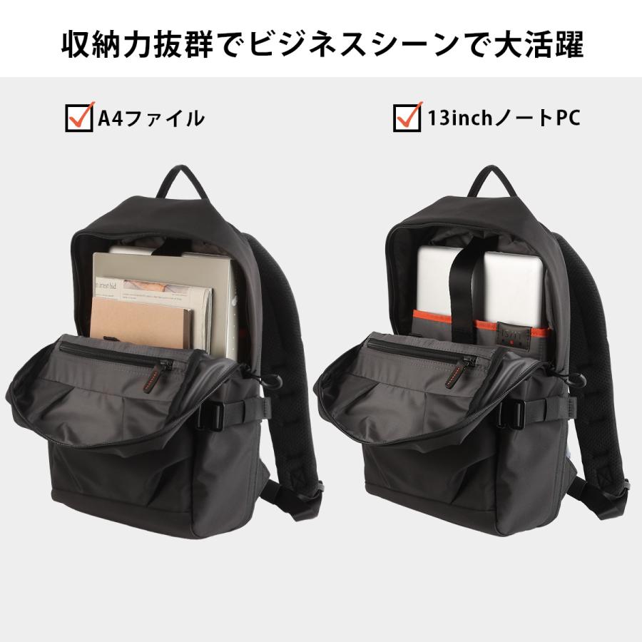 最大50% 9/6限定 IS/IT イズイット ループ リュック ビジネスリュック メンズ レディース ブランド 通勤 撥水 A4 PC 13インチ LUUP 966701 | IS/IT | 09