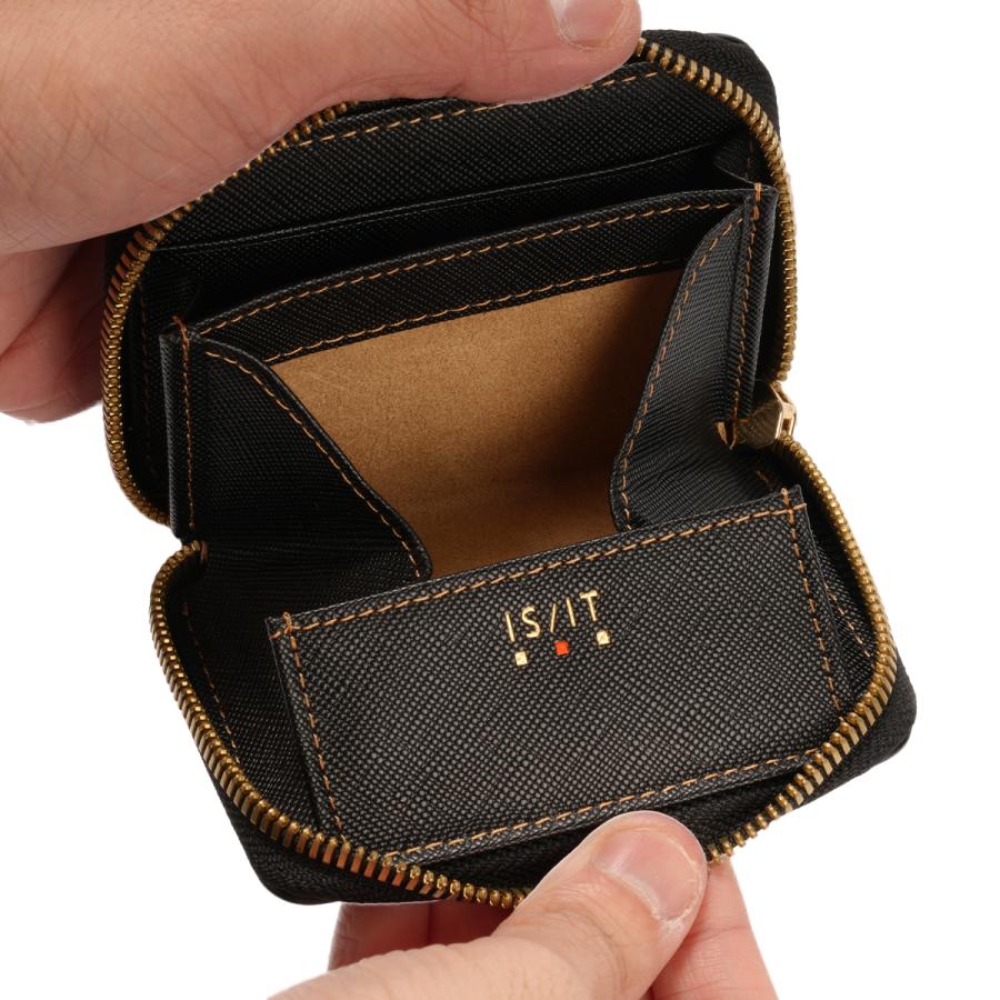 最大51% 1/11限定 イズイット モノクロ コインケース メンズ 小銭入れ ボックス型 BOX型 本革 IS/IT Monochro 967601 | IS/IT | 10