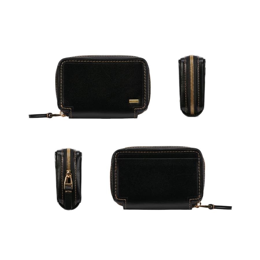 最大51% 12/28限定 イズイット モノクロ キーケース スマートキー カード メンズ ラウンドファスナー 本革 IS/IT Monochro 967602 | IS/IT | 04