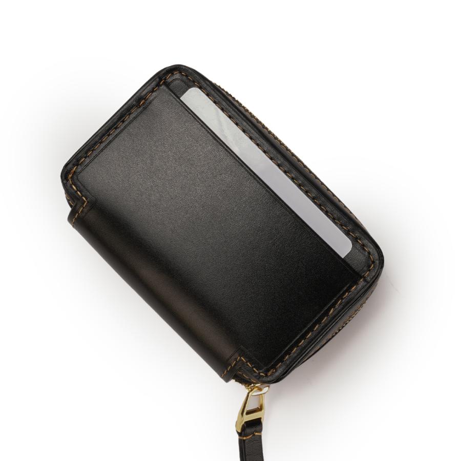 最大46% 2/19限定 イズイット モノクロ キーケース スマートキー カード メンズ ラウンドファスナー 本革 IS/IT Monochro 967602 | IS/IT | 08