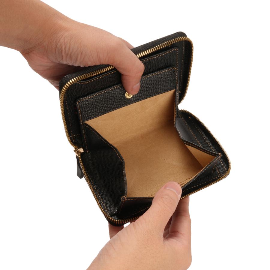 最大51% 9/15限定 IS/IT イズイット 二つ折り財布 ミドル財布 メンズ ブランド レザー 本革 大容量 大きめ ミドルウォレット モノクロ Monochro 967604 | IS/IT | 13