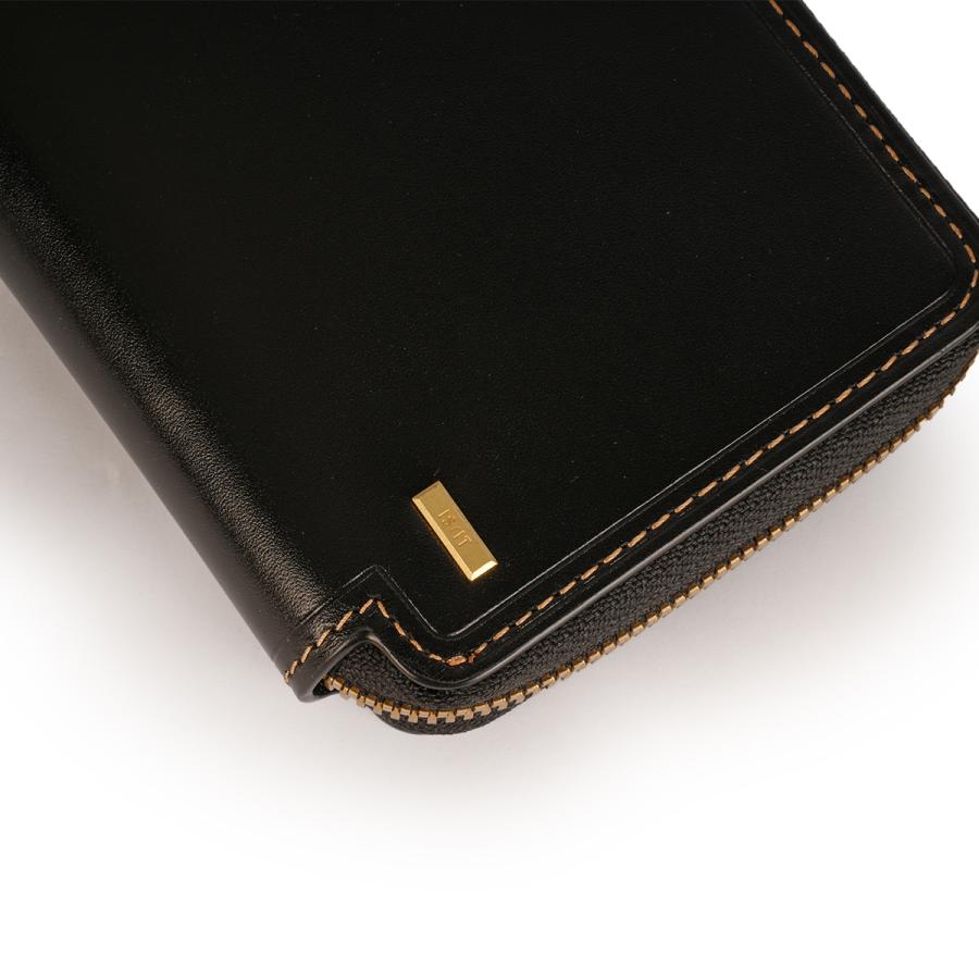 最大51% 9/15限定 IS/IT イズイット 二つ折り財布 ミドル財布 メンズ ブランド レザー 本革 大容量 大きめ ミドルウォレット モノクロ Monochro 967604 | IS/IT | 07