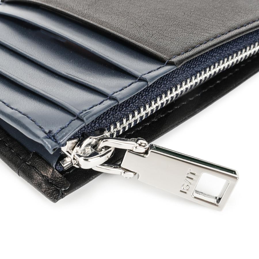 最大41% 4/25限定 IS/IT イズイット シルキー カードケース 小銭入れ ミニ財布 本革 化粧箱付き メンズ ブランド IS/IT SILKY 968601 | IS/IT | 13