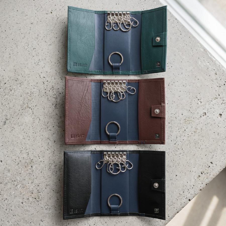 最大41% 4/25限定 IS/IT イズイット シルキー キーケース 5連 本革 化粧箱付き メンズ ブランド ISIT SILKY 968603 | IS/IT | 09