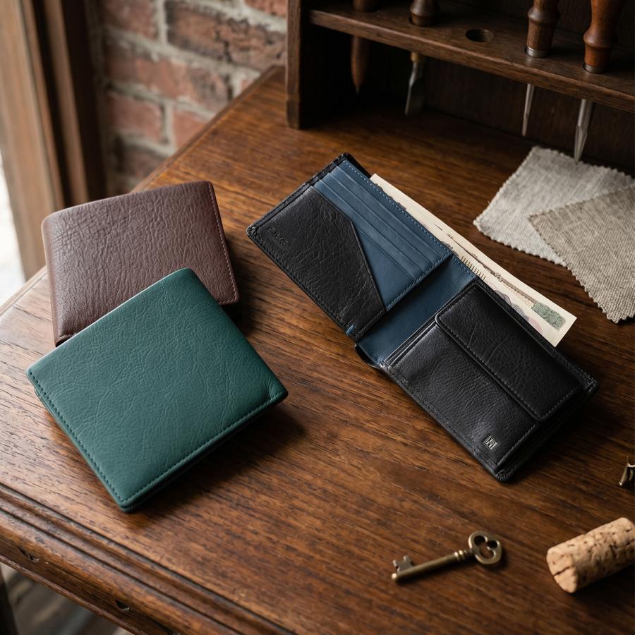 IS/IT イズイット シルキー 二つ折り財布 本革 化粧箱付き メンズ ブランド ISIT SILKY 968604 | IS/IT | 08