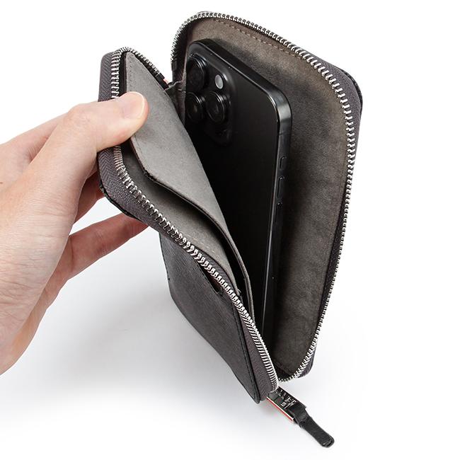 最大51% 9/15限定 IS/IT イズイット スマホショルダー メンズ ブランド レザー 本革 軽量 薄型 縦型 斜めがけ 小さめ モバイルショルダー ISIT ノボ II 972121 | IS/IT | 08