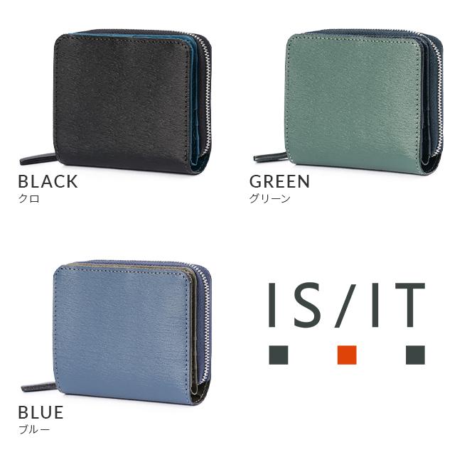 【新品】IS/IT ネイビー 二つ折り財布 新品】IS/IT ネイビー 二つ折り財布 IS/IT 最大36% 7/11限定
