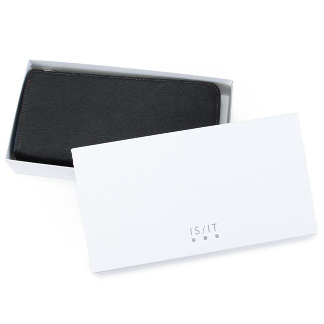 IS/IT 長財布新品未使用品！！ IS/IT 長財布 メンズ レディース 本革 革 ブランド イズイット