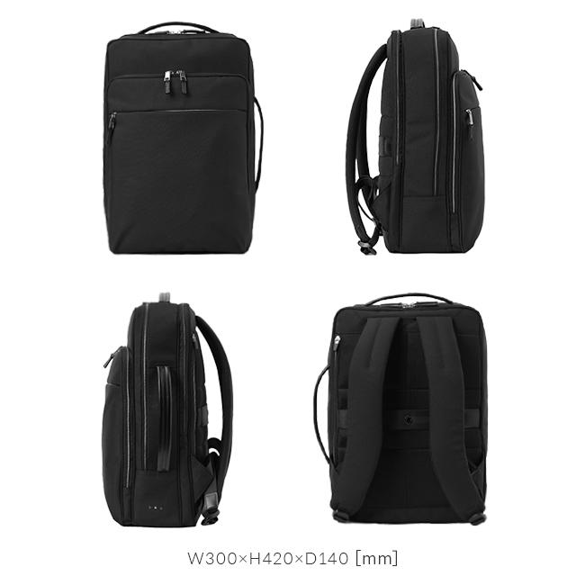 【新品】ISIT　ビジネスバッグ（ショルダー付属）　黒　49,500円 IS/IT イズイット ビジネスリュック メンズ ブランド 50代 40代