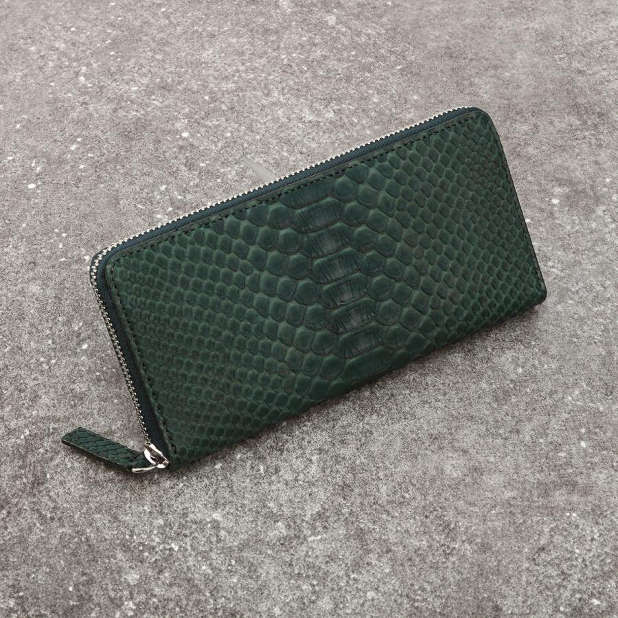 最大55% 1/30から イズイット パイソン 長財布 メンズ レディース ブランド ラウンドファスナー レザー 本革 日本製 大容量 IS/IT Python 983603 | IS/IT | 14