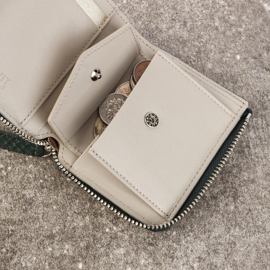 最大51% 1/27限定 イズイット パイソン 二つ折り財布 メンズ レディース ブランド レザー 本革 IS/IT Python 983604 | IS/IT | 11