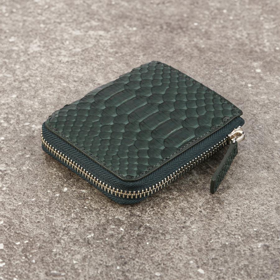 最大51% 1/27限定 イズイット パイソン 二つ折り財布 メンズ レディース ブランド レザー 本革 IS/IT Python 983604 | IS/IT | 15