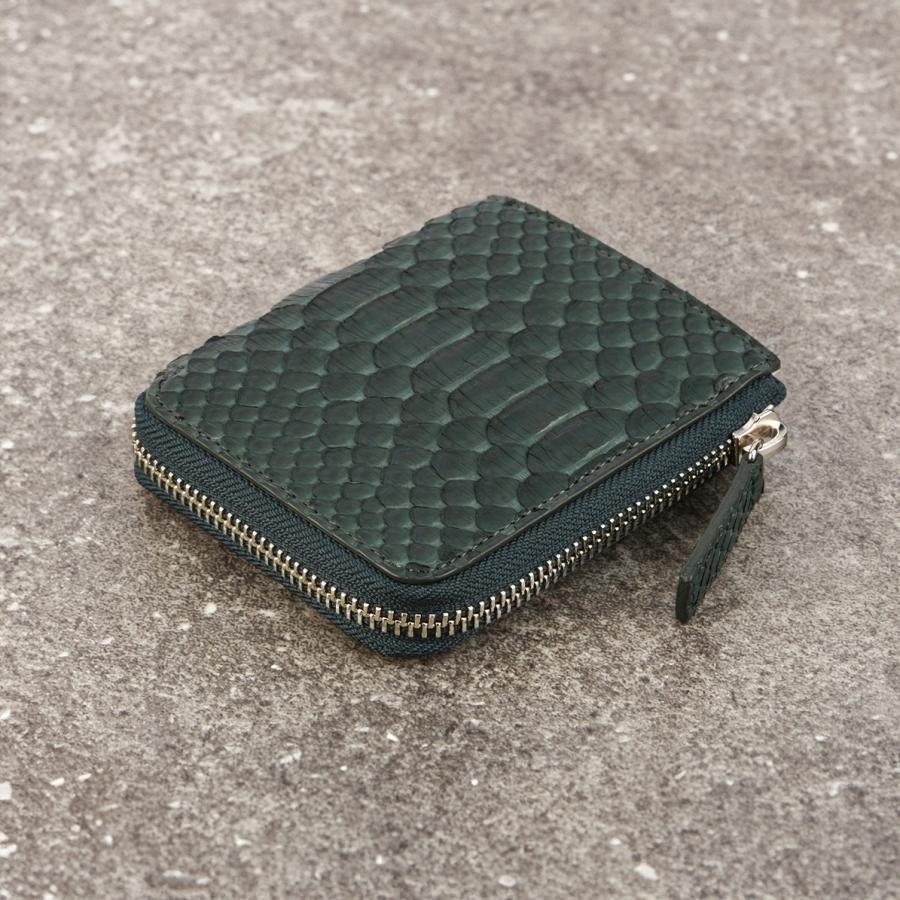 最大50% 9/8限定 イズイット パイソン 二つ折り財布 メンズ レディース ブランド レザー 本革 IS/IT Python 983604 | IS/IT | 15
