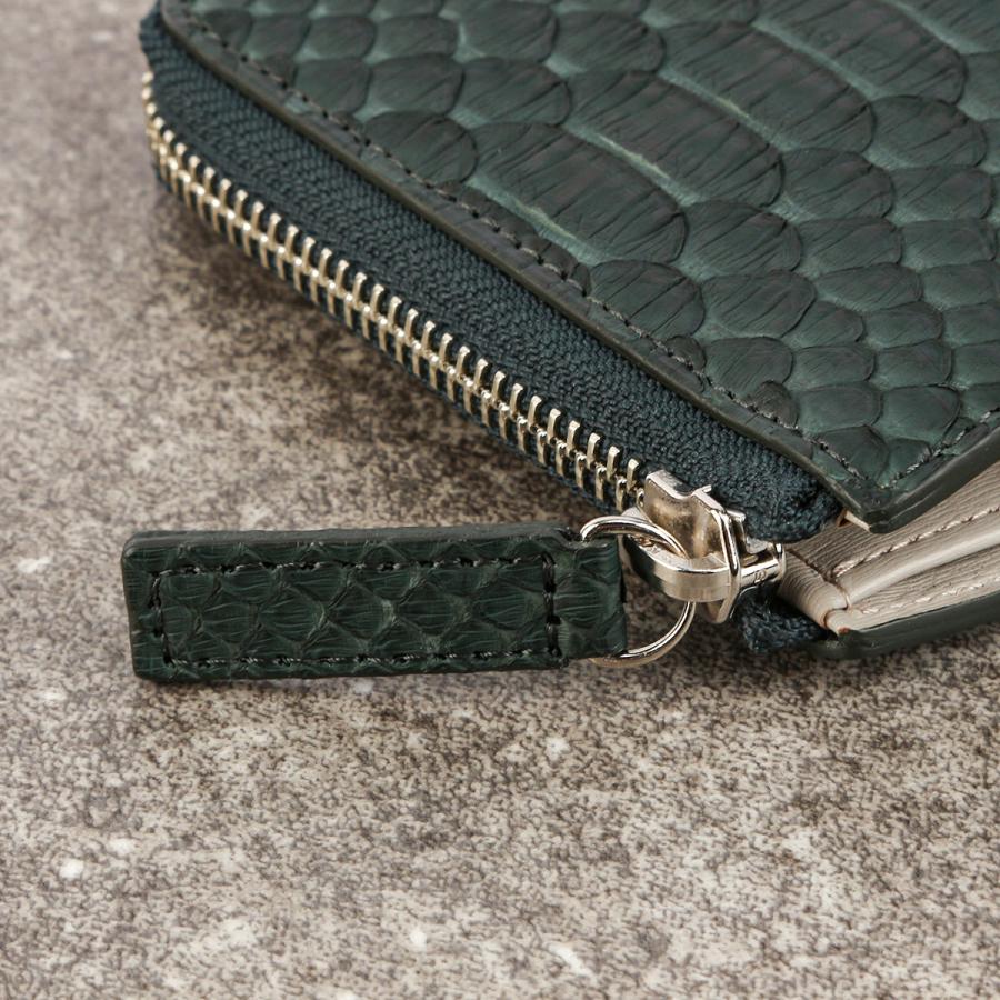 最大51% 1/27限定 イズイット パイソン 二つ折り財布 メンズ レディース ブランド レザー 本革 IS/IT Python 983604 | IS/IT | 16