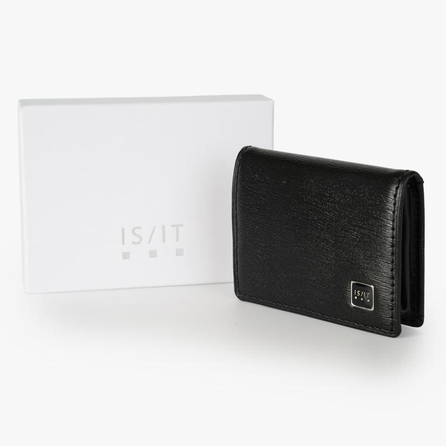 最大50% 9/6限定 IS/IT イズイット ポリマー 小銭入れ BOX型 コインケース 本革 エンボスレザー 化粧箱付き ギフト ISIT 989602 | IS/IT | 15