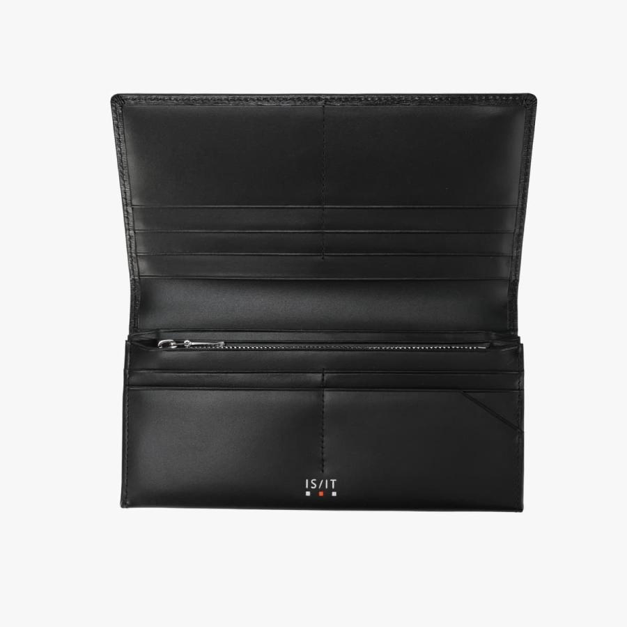 最大49% 9/9限定 IS/IT イズイット ポリマー 長財布 本革 エンボスレザー 化粧箱付き ギフト ISIT 989606 | IS/IT | 09