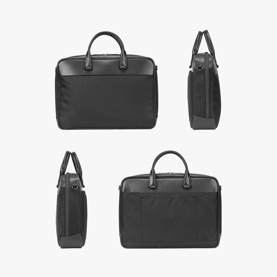 最大50% 10/22限定 イズイット グリッド ビジネスバッグ ブリーフケース メンズ ブラック 黒 通勤 A4 IS/IT GRID 993501 | IS/IT | 02