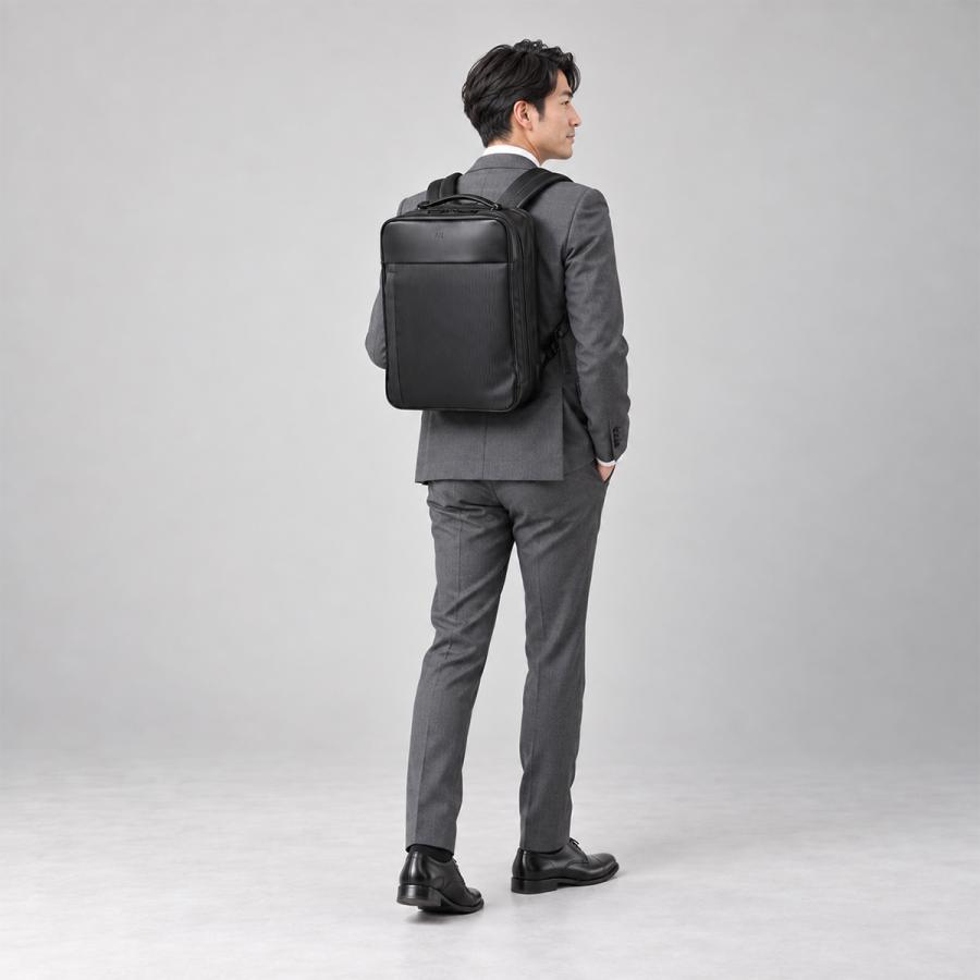 最大50% 10/27限定 イズイット グリッド リュック ビジネスリュック メンズ ブラック 黒 通勤 A4 IS/IT GRID 993701 | IS/IT | 03