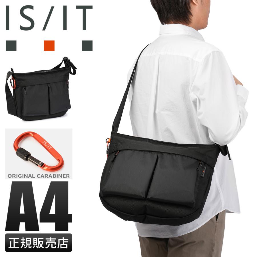 最大50% 1/15限定 イズイット エックスパック ショルダーバッグ A4 撥水 ビジネス ビジカジ メンズ IS/IT X-pac 994101 | IS/IT