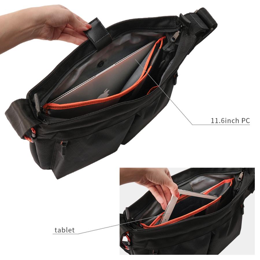 最大50% 1/15限定 イズイット エックスパック ショルダーバッグ A4 撥水 ビジネス ビジカジ メンズ IS/IT X-pac 994101 | IS/IT | 08