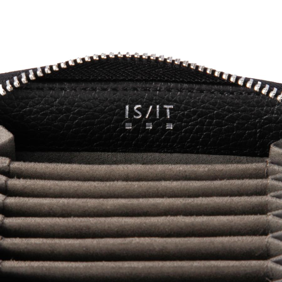 最大51% 12/28限定 IS/IT イズイット 名刺入れ カードケース ミニ財布 メンズ レディース ブランド レザー 本革 軽量 大容量 じゃばら式 アコーディオン 998601 | IS/IT | 10
