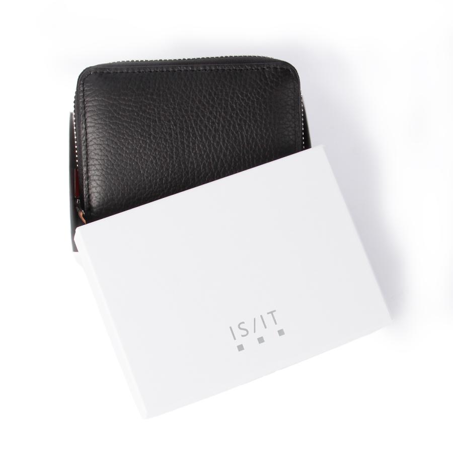 IS/IT イズイット ミニ財布 メンズ レディース ブランド レザー 本革 軽量 小さめ コンパクト じゃばら式 ミニウォレット IS/IT 998602 | IS/IT | 18