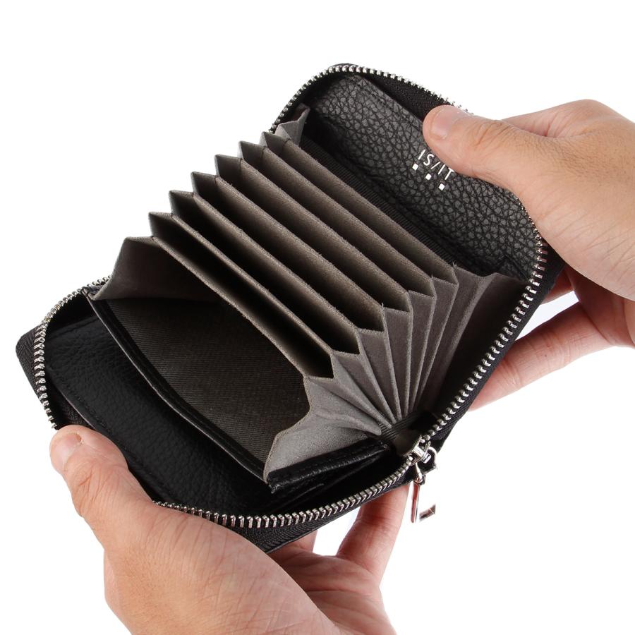 最大51% 2/22限定 IS/IT イズイット ミニ財布 メンズ レディース ブランド レザー 本革 軽量 小さめ コンパクト じゃばら式 ミニウォレット IS/IT 998602 | IS/IT | 10