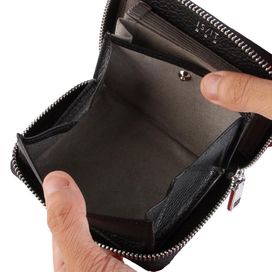 IS/IT イズイット ミニ財布 メンズ レディース ブランド レザー 本革 軽量 小さめ コンパクト じゃばら式 ミニウォレット IS/IT 998602 | IS/IT | 12