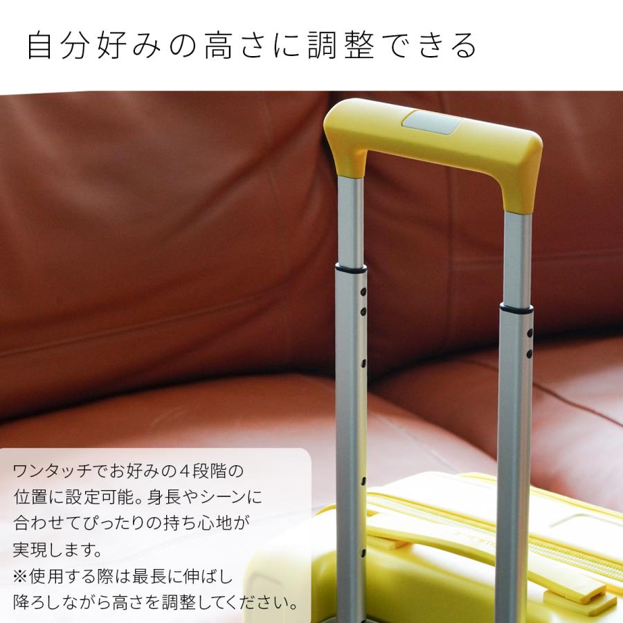 最大51% 2/7限定 2年保証＋特典付き｜イノベーター スーツケース 機内持ち込み Sサイズ 35L フロントオープン ストッパー カップホルダー innovator IV18 | innovator | 14
