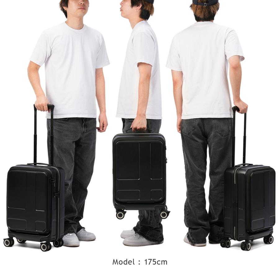 最大53% 3/1まで 2年保証＋特典付き｜イノベーター スーツケース 機内持ち込み Sサイズ 35L フロントオープン ストッパー カップホルダー innovator IV18 | innovator | 07