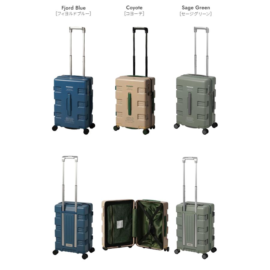 最大50% 12/25限定 2年保証＋特典 イノベーター スーツケース 機内持ち込み Sサイズ SS 39L 静音キャスター キャリーワゴン コンテナ 軽量 小型 innovator IW33 | innovator | 09