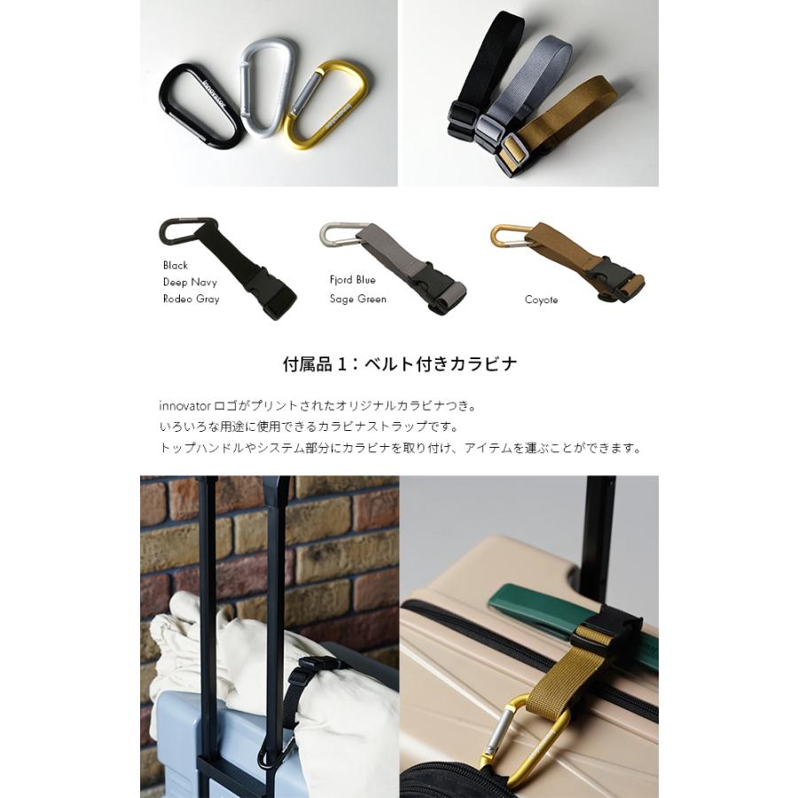 最大42% 8/22限定 2年保証＋特典 イノベーター スーツケース 機内持ち込み Sサイズ SS 39L 静音キャスター キャリーワゴン コンテナ 軽量 小型 innovator IW33 | innovator | 10