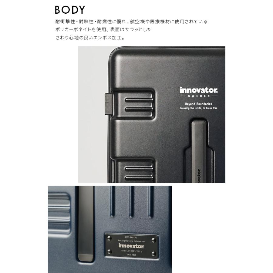 最大50% 12/25限定 2年保証＋特典 イノベーター スーツケース Lサイズ Mサイズ 75L キャリーワゴン コンテナ型 軽量 大容量 大型 innovator IW66 | innovator | 13