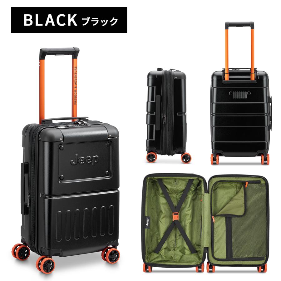 最大50% 9/8限定 ジープ サミット スーツケース Sサイズ SS 35L/39L 機内持ち込み 拡張機能付き JEEP SUMMIT J02742801 キャリーケース キャリーバッグ | ブランド登録なし | 05