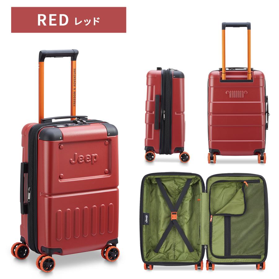 最大50% 9/8限定 ジープ サミット スーツケース Sサイズ SS 35L/39L 機内持ち込み 拡張機能付き JEEP SUMMIT J02742801 キャリーケース キャリーバッグ | ブランド登録なし | 06
