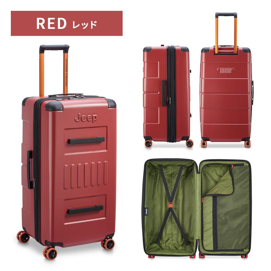 最大55% 12/21まで ジープ サミット スーツケース Lサイズ LL XL 107L