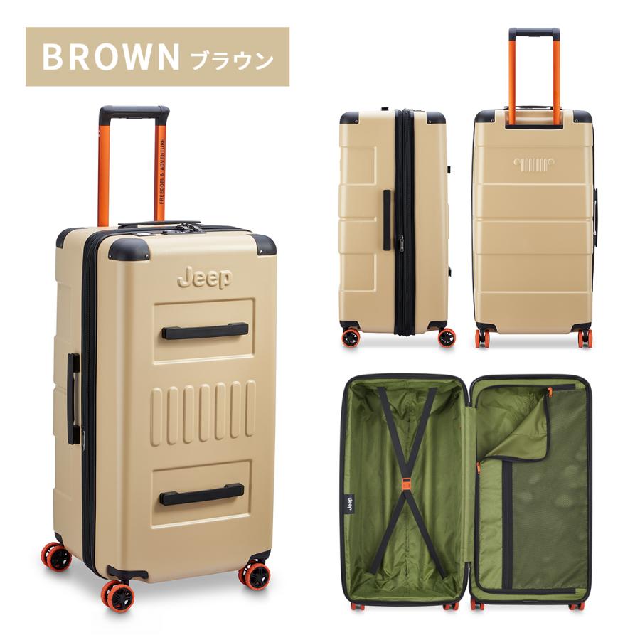 最大49% 9/9限定 ジープ サミット スーツケース Lサイズ LL XL 107L