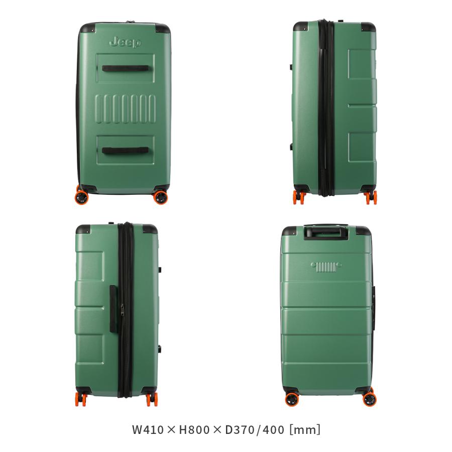 最大50% 9/6限定 ジープ サミット スーツケース Lサイズ LL XL 107L/115L 拡張機能付き 大型 大容量 JEEP SUMMIT J02742828 キャリーケース キャリーバッグ | ブランド登録なし | 09