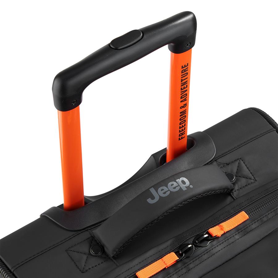 最大50% 3/25限定 JEEP ジープ スーツケース ソフトキャリーケース Mサイズ 64L 軽量 中型 撥水 キャリーバッグ メンズ ブランド カスケード CASCADE J02743240 | ブランド登録なし | 10